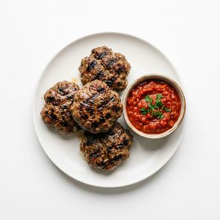 Телешки кюфтета с лютеница 450г