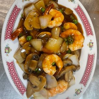 Gambas Con Salsa De Ostras