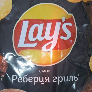 Чіпси Leys реберця гриль 120г