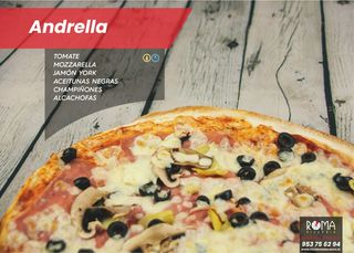 Pizza Andrella Familiar (45 Cm.)
