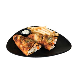 Baguette farcie fruits de mer