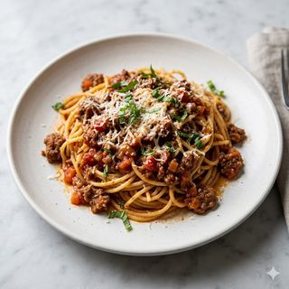 Espaguetis A La Boloñesa