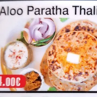 Aloo Paratha Thali