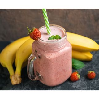 Jus De Fraise, Banane, Lait