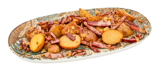 ПРЕСНИ КАРТОФИ С БЕКОН (250г)