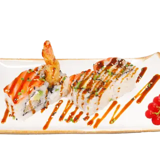 100.Tempura Langostino Con Aguate Y Queso (8 Uds.)