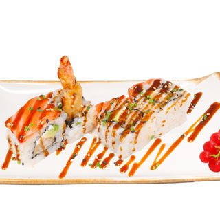 100.Tempura Langostino Con Aguate Y Queso (8 Uds.)
