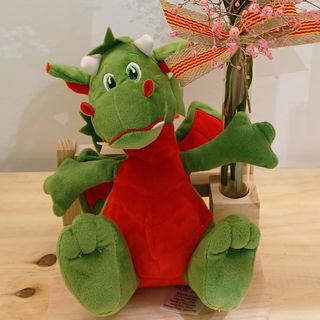 PELUCHE MEDIANO CON 1 ROSA