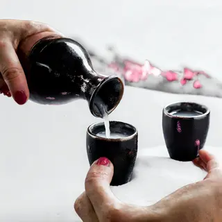 Sakè caldo riso