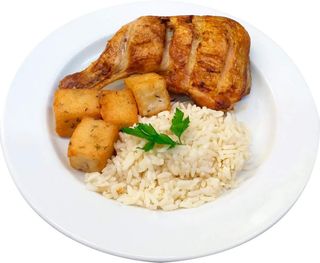 1/4 Frango Assado + Acompanhamento
