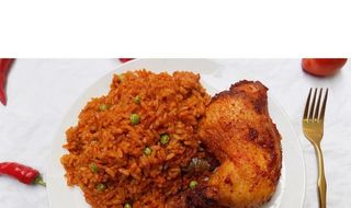 Jollof Rice + Chicken Combo