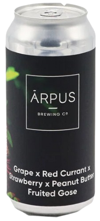Grape X Red Currant X Strawberry X Peanut Butter Fruited Gose Arpus Brewing Lata 44 cl.