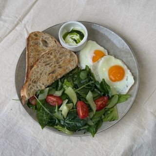 Конструктор - яйця з хлібом