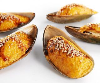 Запеченные мидии (5 шт.)