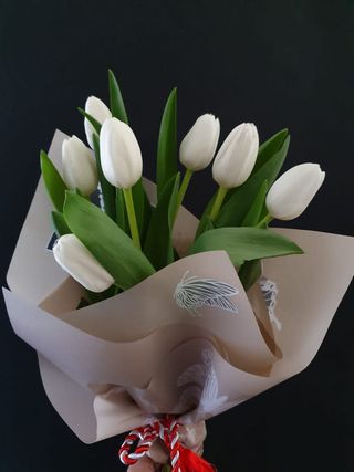 White tulips