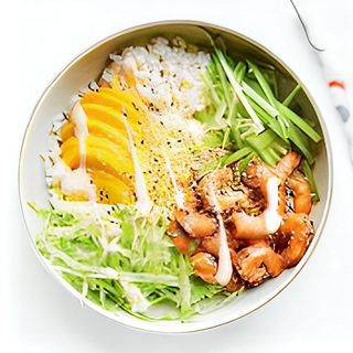 Poké Bowl Crevette Panée