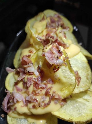 Patatine crema di formaggio e bacon maxi