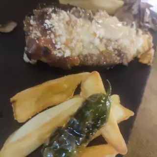 Berenjena al horno gratinada