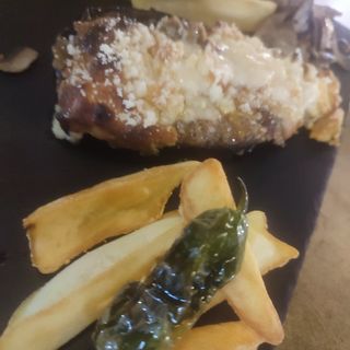 Berenjena al horno gratinada