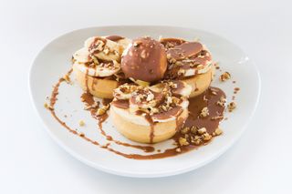 Waffle sa bananama i orasima