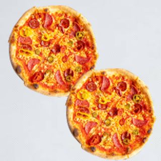 Dwie pizza 30 cm + trzy składniki na każdą pizzę