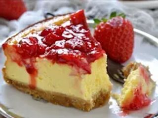 Cheesecake americana alle fragoline