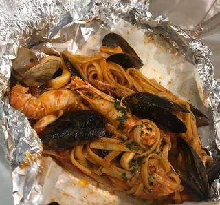 Linguine al cartoccio