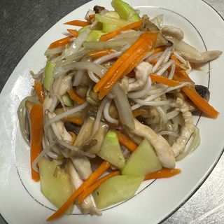 pollo con verduras