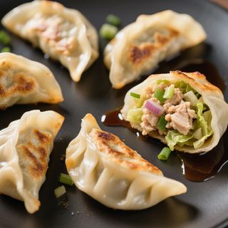 Gyoza Campo Claro（ verdura y pollo)(5 piezas)