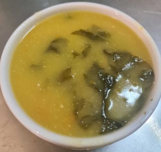 sopa de nabiça  c/grão QUARTA FEIRA