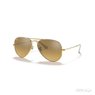 Ray-Ban 0RB3025 55 001/3K Aviator Large Metal