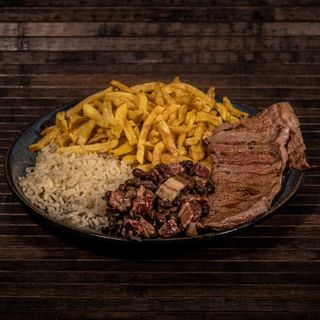 Picanha com Feijão Preto