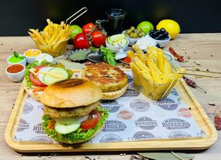 Meksykański Burger Kurczak duży