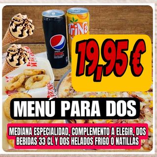 Menú para dos