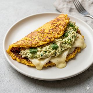 Cachapa Reina Pepiada Y Queso De Mano