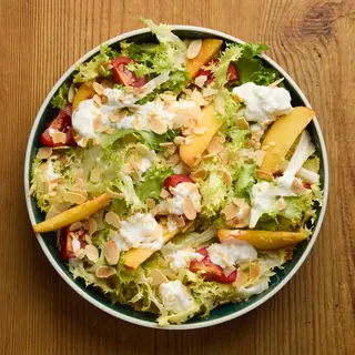 Insalata di pesche con scarola