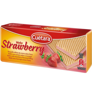 Cuetara Strawberry Wafers, 150g - Sweet and Crispy