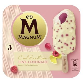 Mini Bombón Helado Sabor Pink Lemonade Euphoria Magnum 3 Ud.