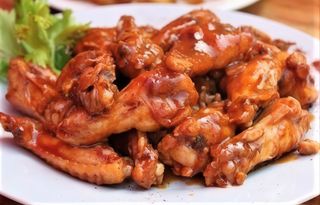 Alitas De Pollo A La BBQ