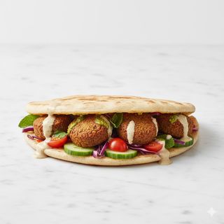 Piadina falafel