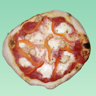 Pizza Pollo Pimientos