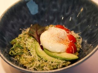 Вівсянка зі шпинатом