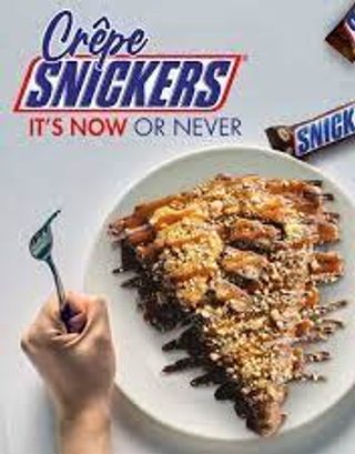 Crêpe Snickers