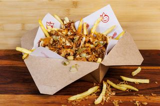 Regular chicken loaded fries