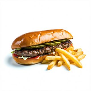 Bocadillo de Hígado + patatas fritas