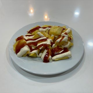 Ración De Patatas Bravas Normal Casera