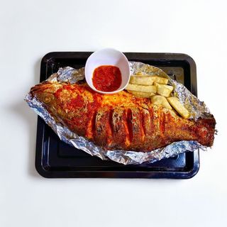 Croaker Fish With Chips