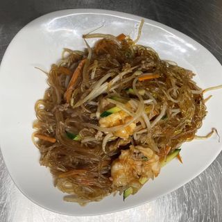 03. Spaghetti di soia con gamberi e verdure