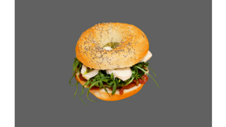 Bajgiel z mozzarellą