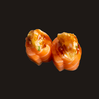 Gunkan de Salmão Doce